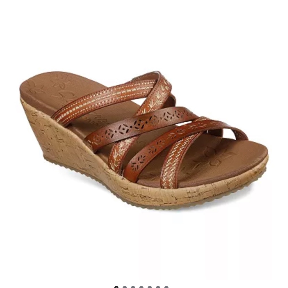 Women's Brown Wedge Sandals